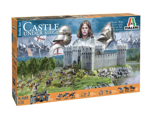 Italeri Military 1/72 Castle Under Siege Diorama Set 100 Years War Diorama Set