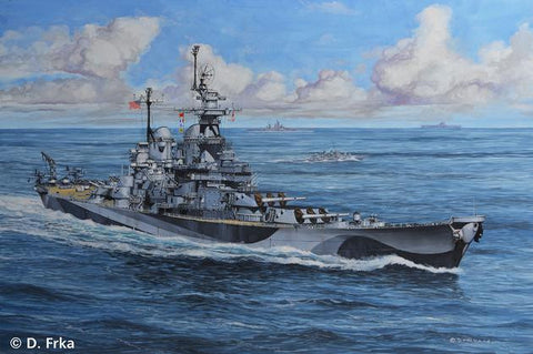 Revell Germany Ship Models 1/1200 USS Missouri Battleship WWII Kit