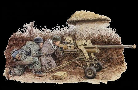 Dragon Military 1/35 German 2.8cm sPzB41 AT Gun w/2 Crew Eastern Front 1943 (Re-Issue) Kit