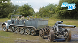 Dragon Military Models 1/35 Sd.Kfz.7 8(t) Halftrack + s.FH.18 Howitzer Kit