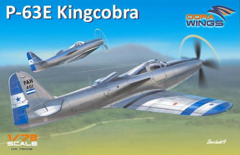 Dora Wings 1/72 P63E King Cobra Single-Seat Aircraft Kit
