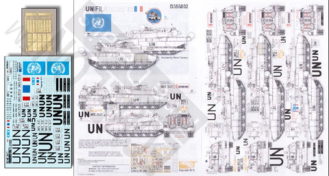 Echelon Decals 1/35 UNIFIL Leclerc T6 UN for TAM