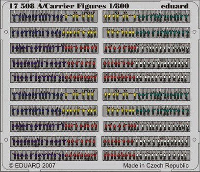 Eduard Details 1/800 Ship- Aircraft Carrier Figures (Painted)