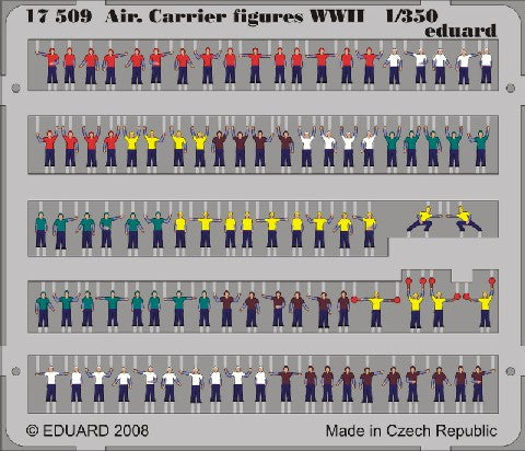 Eduard Details 1/350- Aircraft Carrier Figures WWII (Painted)