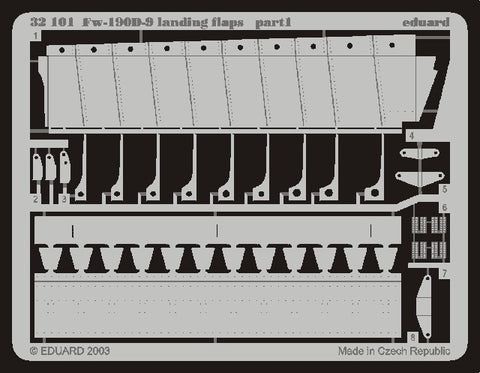 Eduard Details 1/32 Aircraft- Fw190D9 Landing Flaps for HSG