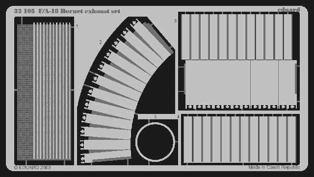 Eduard Details 1/32 Aircraft- F/A18 Hornet Exhaust Set for ACY