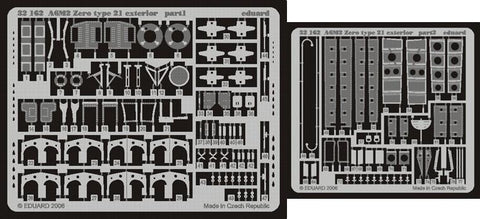 Eduard Details 1/32 Aircraft- A6M2 Zero Type 21 Exterior for TAM