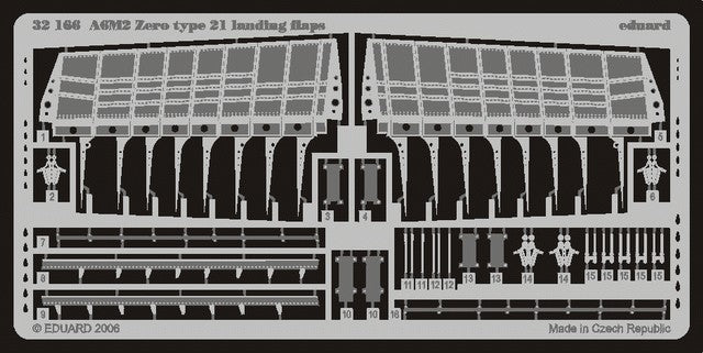 Eduard Details 1/32 Aircraft- A6M2 Zero Type 21 Landing Flaps for TAM