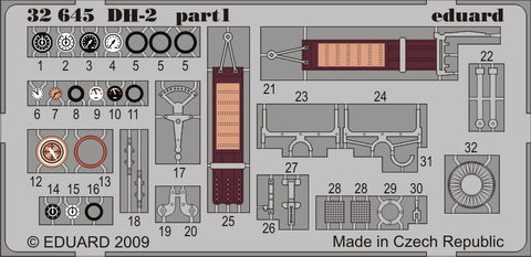 Eduard Details 1/32 Aircraft- DH2 for ROD (Painted)