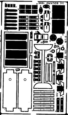 Eduard Details 1/35 Armor- BT5 for ITA