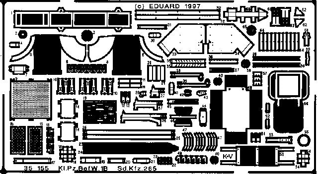 Eduard Details 1/35 Armor- Pzkw 1B for ZVE