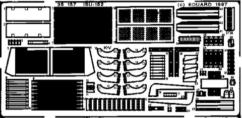 Eduard Details 1/35 Armor- ISU152 for ITA