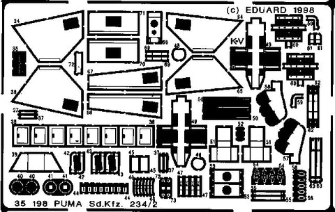 Eduard Details 1/35 Armor- SdKfz 234/2 Puma for ITA