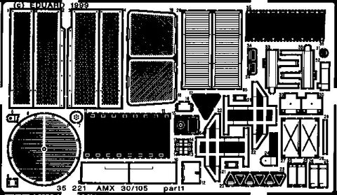 Eduard Details 1/35 Armor- AMX 30/105 for HLR