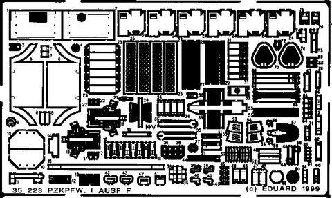 Eduard Details 1/35 Armor- PzKpfw I Ausf F for ALN