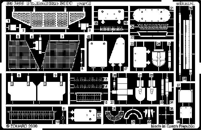 Eduard Details 1/35 Armor- PzHaubitze 2000 for RVL