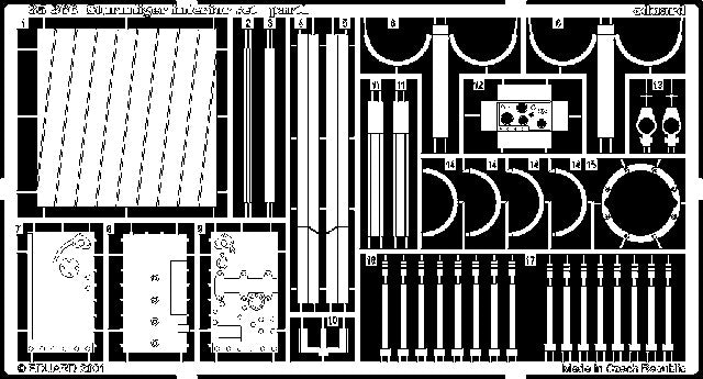 Eduard Details 1/35 Armor- Sturmtiger Interior for TAM