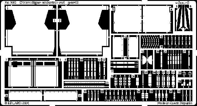 Eduard Details 1/35 Armor- Sturmtiger Exterior for TAM