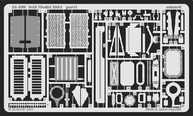 Eduard Details 1/35 Armor- T55 for TSM