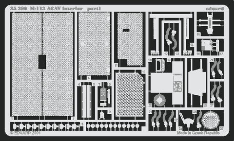 Eduard Details 1/35 Armor - M113 ACAV Interior for TAM