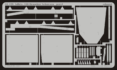 Eduard Details 1/35 Armor- SdKfz 166 Brummbar Schurzen for TAM