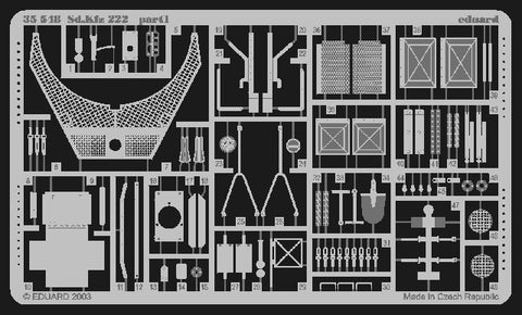 Eduard Details 1/35 Armor- SdKfz 222 for TAM