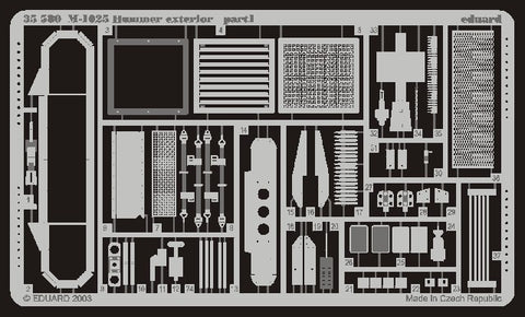 Eduard Details 1/35 Armor- M1025 Hummer Exterior for ACY