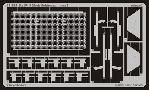 Eduard Details 1/35 Armor- Pz IV J Mesh Schurzen for TAM