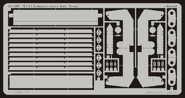 Eduard Details 1/35 Armor- M1A1 Exhaust Cover Late Iraq for TAM & DML