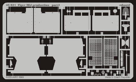 Eduard Details 1/35 Armor- Tiger Mid Production for TAM