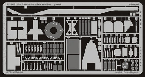 Eduard Details 1/35 Armor- SA2 Misslie w/Trailer for TSM