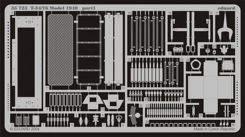 Eduard Details 1/35 Armor- T34/76 Model 1940 for DML