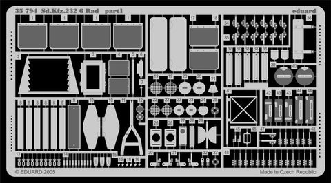 Eduard Details 1/35 Armor- SdKfz 232 6 Rad for ITA