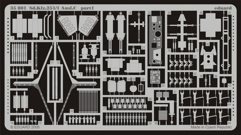 Eduard Details 1/35 Armor- SdKfz 251/1 Ausf C for DML