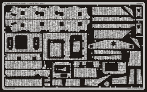 Eduard Details 1/35 Armor- Zimmerit StuG IV Ausf G Late for DML