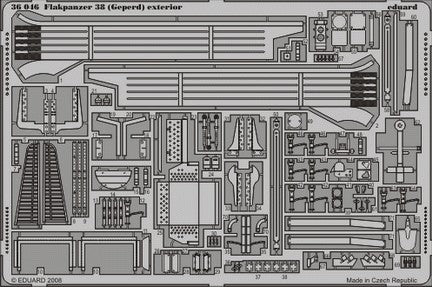 Eduard Details 1/35 Armor- Flakpanzer 38 (Gepard) Exterior for ITA