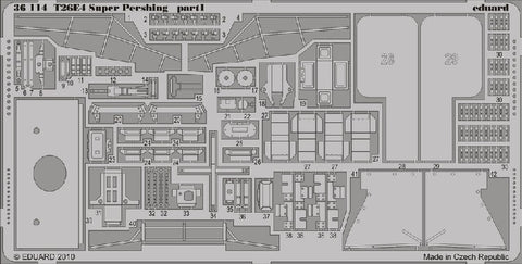 Eduard Details 1/35 Armor- T26E4 Super Pershing for HBO