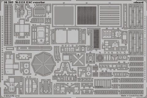 Eduard Details 1/35 Armor- M1151 EAC Exterior for ACY