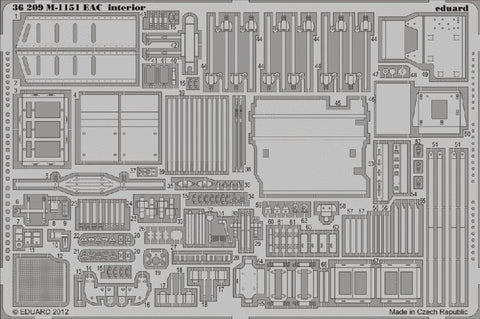 Eduard Details 1/35 Armor- M1151 EAC Interior for ACY