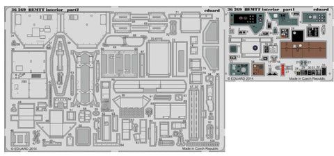 Eduard Details 1/35 Armor- HEMTT Interior for ITA (Painted)