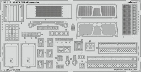 Eduard Details 1/35 Armor- M-ATV MRAP Exterior for PDA