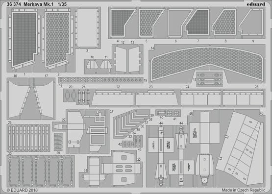 Eduard Details 1/35 Armor- Merkava Mk 1