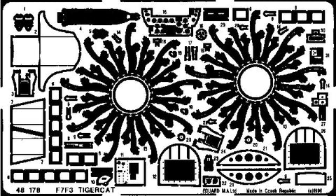 Eduard Details 1/48 Aircraft- F7F3 for AMT