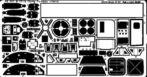 Eduard Details 1/48 Aircraft- B17F/G Interior for RMX