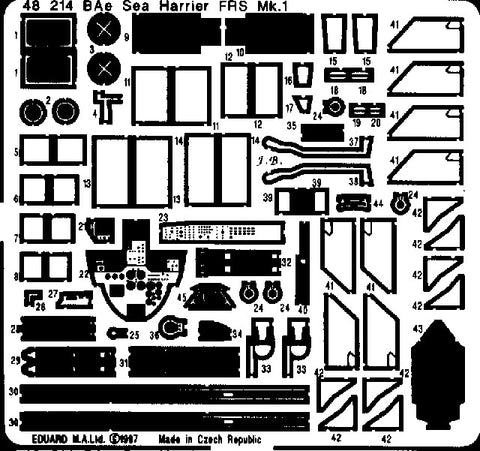 Eduard Details 1/48 Aircraft- BAe Sea Harrier for ARX