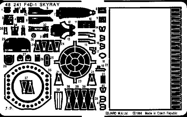Eduard Details 1/48 Aircraft- F4D1 Skyray for TAM