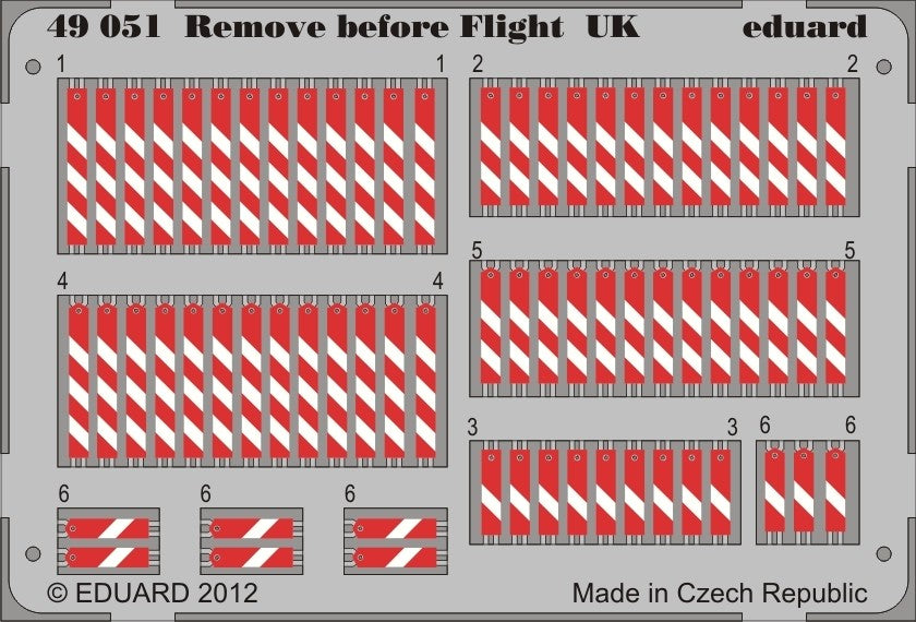 Eduard Details 1/48 Aircraft- Remove Before Flight UK (Painted)