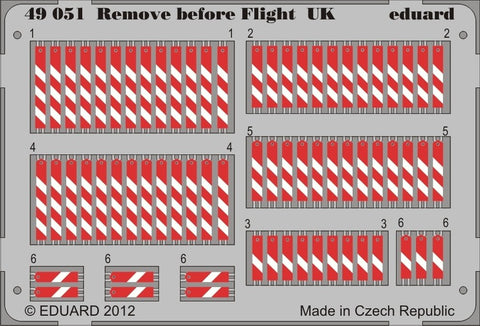 Eduard Details 1/48 Aircraft- Remove Before Flight UK (Painted)