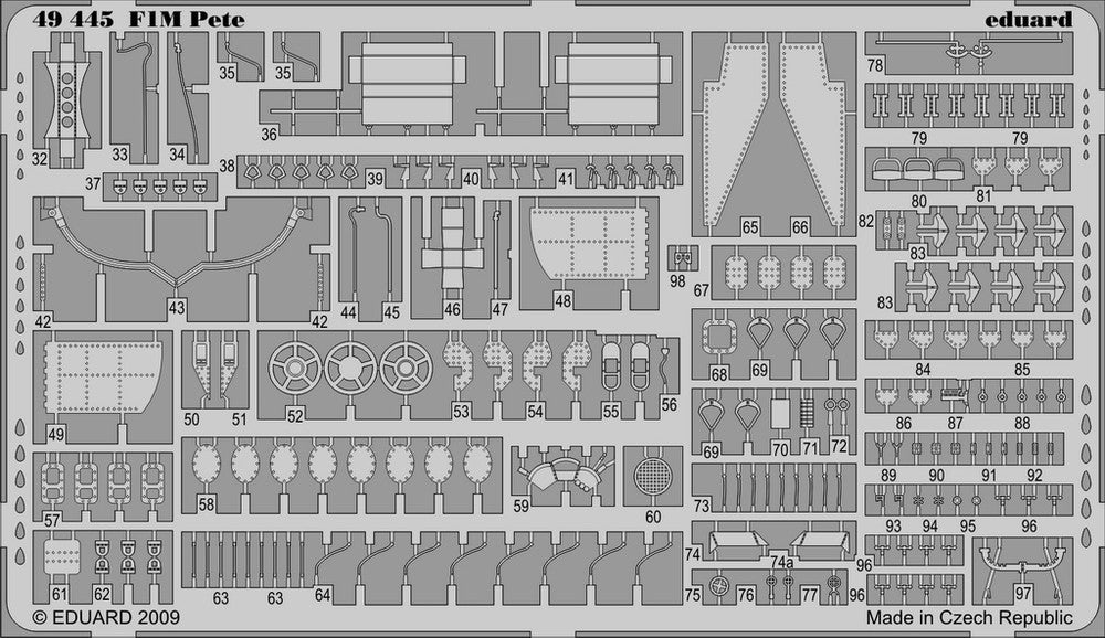 Eduard Details 1/48 Aircraft- F1M Pete for HSG (Painted Self Adhesive)