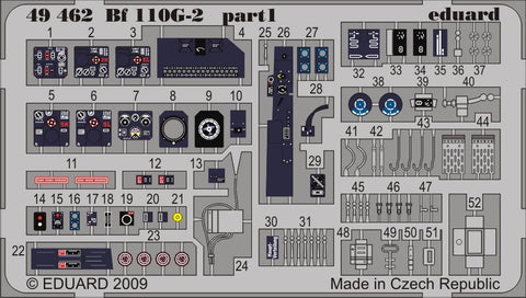 Eduard Details 1/48 Aircraft- Bf110G2 for EDU (Painted)